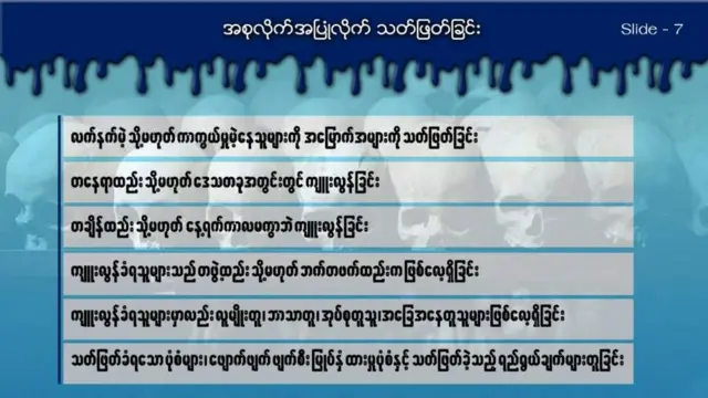 NUG က ထုတ်ပြန်တဲ့ အချက်အလက်