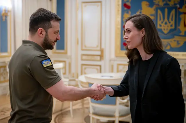 Санна Марін і Зеленський