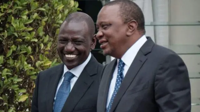 Rais Uhuru kenyatta na naibu wake William Ruto