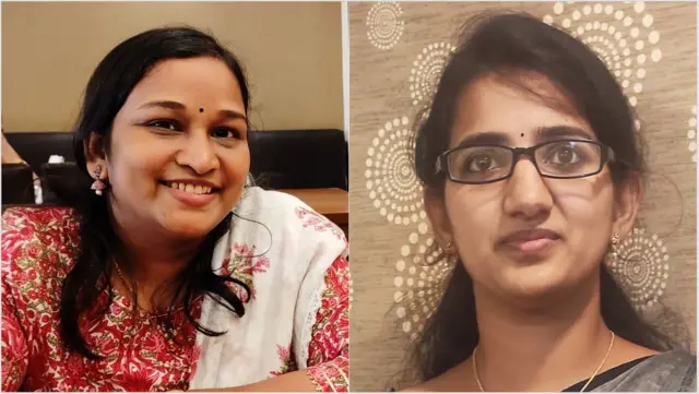 56వ ర్యాంకర్ కొప్పిశెట్టి కిరణ్మయి, 161 ర్యాంకర్ బొక్క చైతన్య రెడ్డి