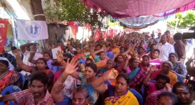 மதுரை தூய்மைப் பணியாளர்கள்