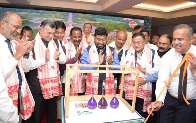 इंडियन ऑयल के कार्यक्रम में पेट्रोलियम और प्राकृतिक गैस राज्य मंत्री रामेश्वर तेली
