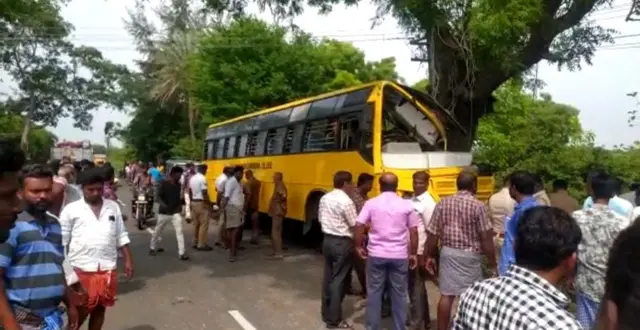 கல்லூரி பேருந்து விபத்து