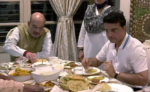 सौरव गांगुली और अमित शाह
