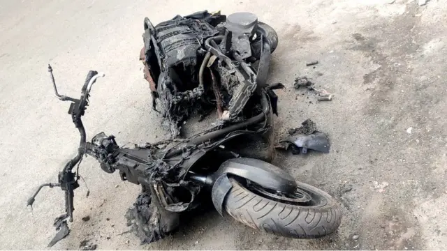ई-स्कूटर्स में आग