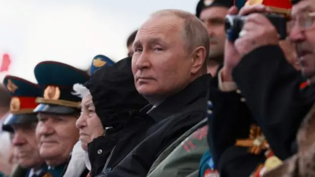 Володимир Путін на Червоній площі