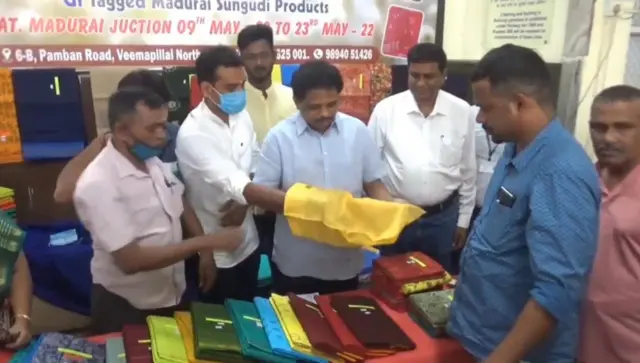 மதுரை சுங்குடி சேலை