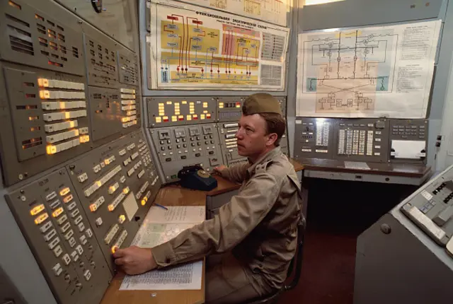 nuclear missale control room Russia