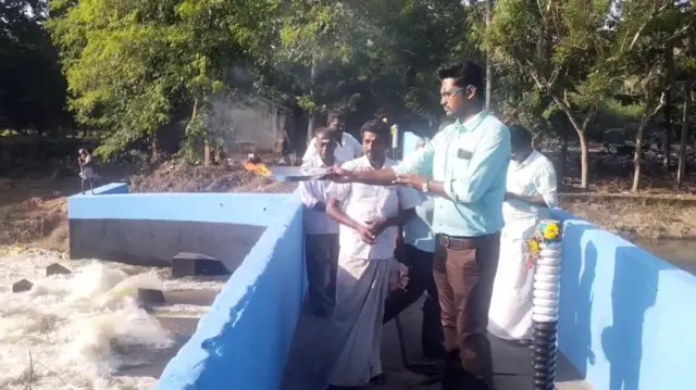 கடைமடைக்கு சென்ற காவிரி நீர்