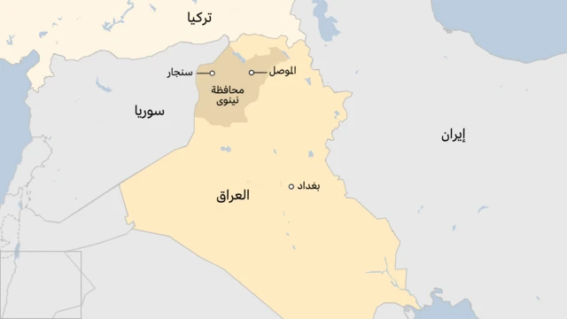 خريطة العراق