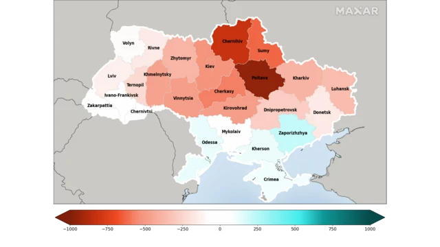 сокращение посевных площадей в Украине