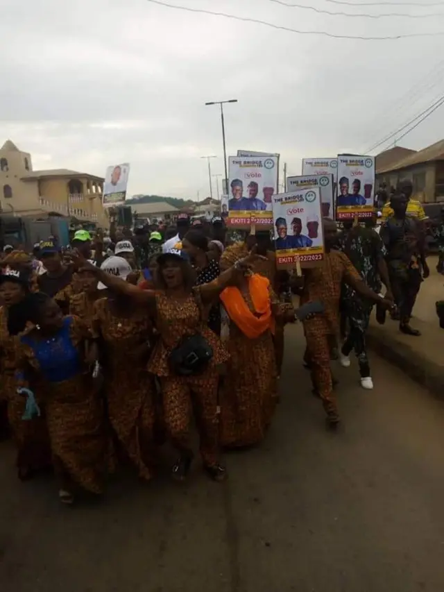 PDP no do mega rally but dem continue wit dia street to street campaign wey end on Thursday