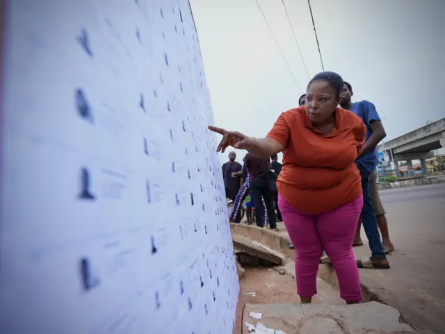 Some foto of how di governorship election activity dey go for Ekiti.