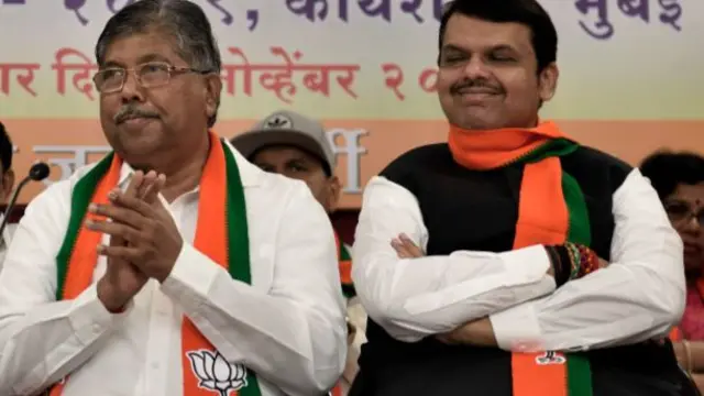 चंद्रकांत पाटील और देवेंद्र फडणवीस