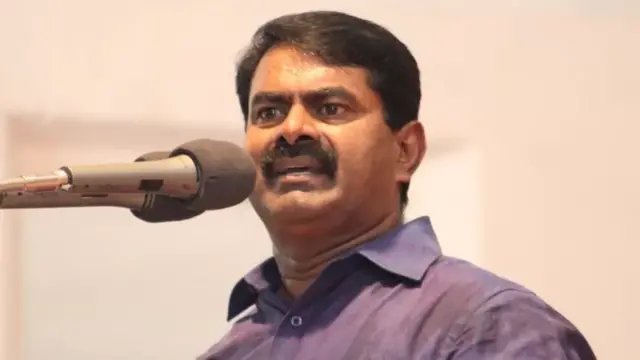 நாம் தமிழர் தலைமை ஒருங்கிணைப்பாளர் சீமான்
