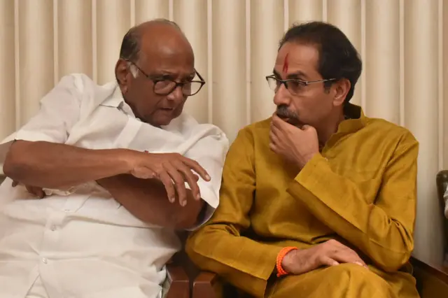 शरद पवार और उद्धव ठाकरे