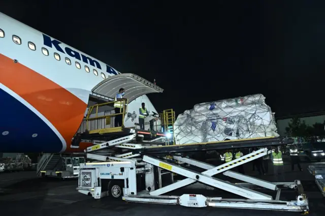 అఫ్గానిస్తాన్ చేరుకున్న భారత్ సాయం