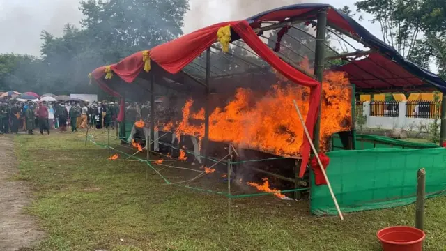 SSPP/SSA ဌာနချုပ် ၀မ်ဟိုင်းမှာ ဒီနေ့ကျင်းပတဲ့ အပြည်ပြည်ဆိုင်ရာ မူးယစ်‌ဆေးဝါးတိုက်ဖျက်ရေးနေ့အခမ်းအနား
