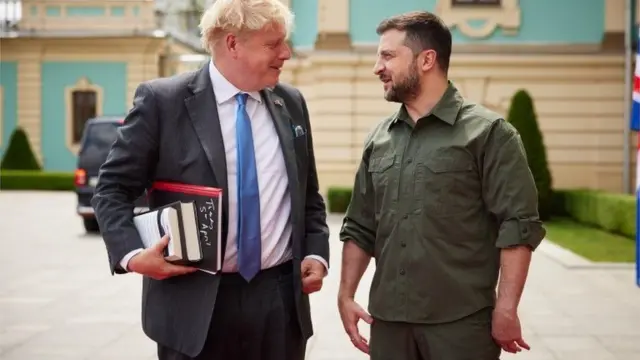 Boris Johnson visited Kyiv
