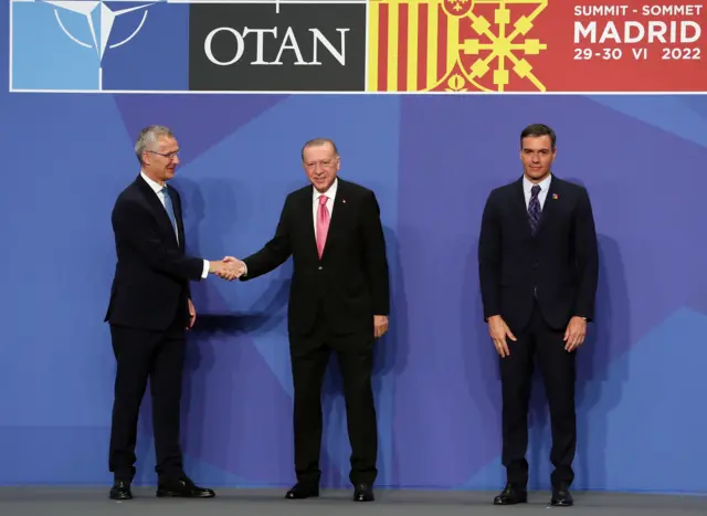 NATO Zirvesi'nde Erdoğan
