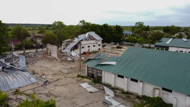 Многие зернохранилища были разрушены во время войны