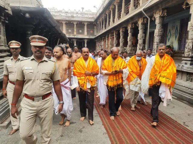 சிதம்பரம் கோயிலில் ஆய்வு