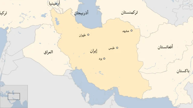خريطة إيران