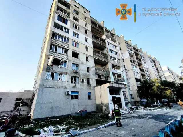 Последствия удара по Одесской области