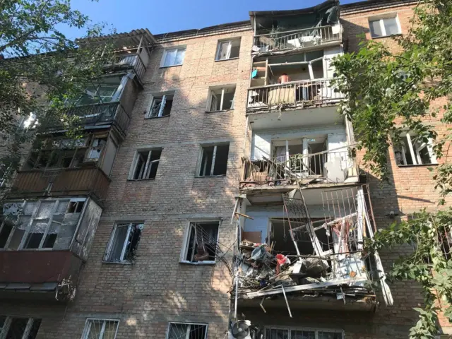 Последствия удара в Николаеве