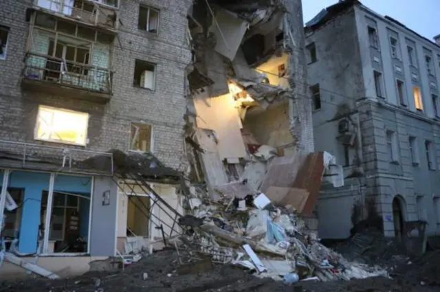 Roketi tatu zapiga Kharkiv