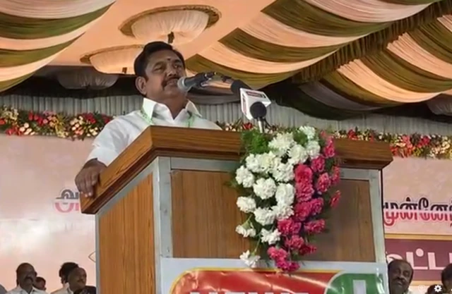 எடப்பாடி பழனிசாமி உரை