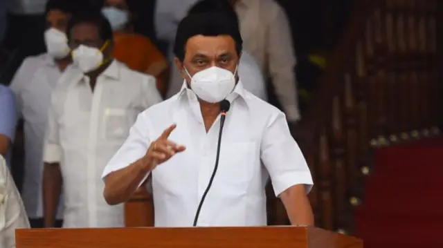 M K Stalin