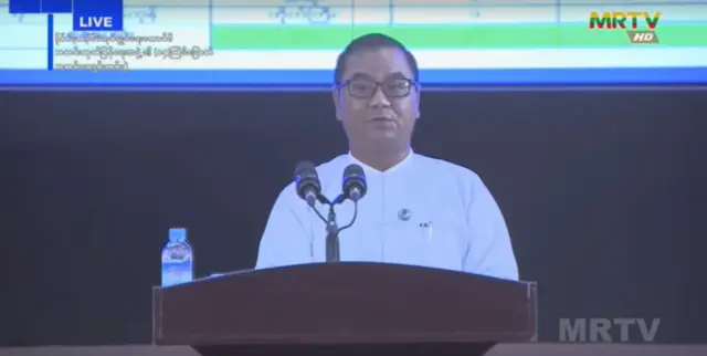 Army Spokesman, Gen Zaw Min Tun