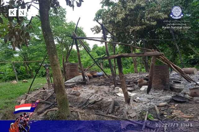 KNU controlled area