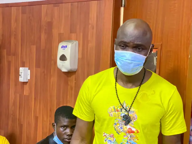 In fotos: Baba Ijesha arrive for court on judgement day