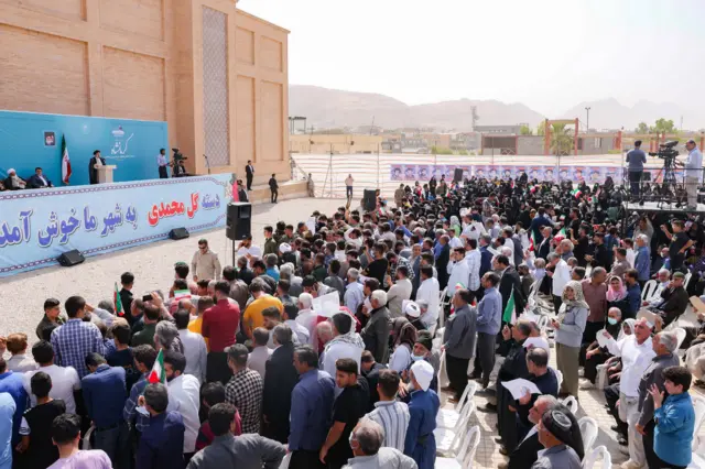 سخنرانی ابراهیم رئیسی در شهر سرپل ذهاب