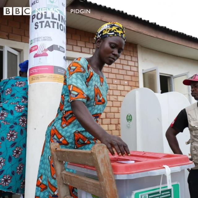 Woman dey vote for Osun state election