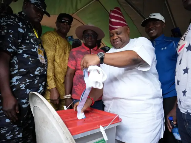 Senator Ademola Adeleke vote