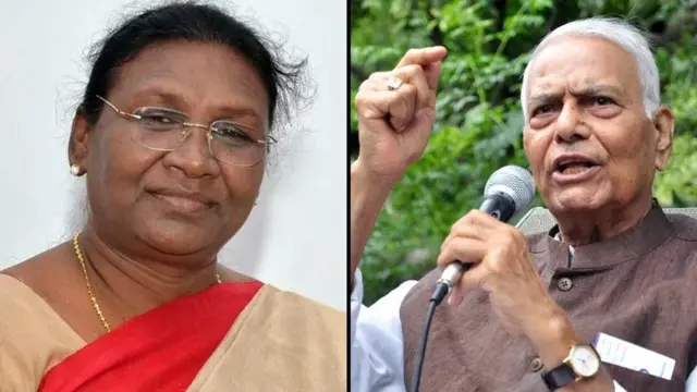 ద్రౌపది ముర్ము, యశ్వంత్ సిన్హా