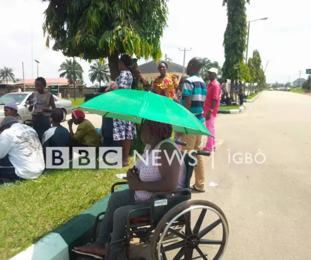 Ndị nwere nkwarụ mere ngagharịiwe n'Abia steeti