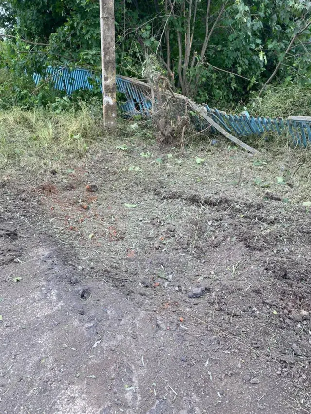 взрыв забор