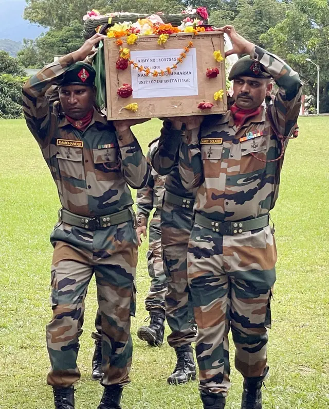 बालाराम शर्मा का पार्थिव शरीर