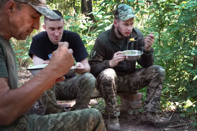 бойцы Теробороны в краматорске