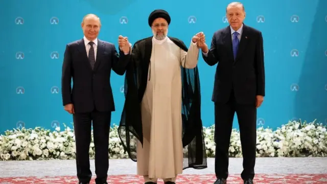 Putin wuxuu Tehran kula kulmay Erdogan iyo hoggaamiyaha ruuxiga ee Iran