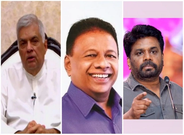 ரணில், டளஸ், அநுர குமார