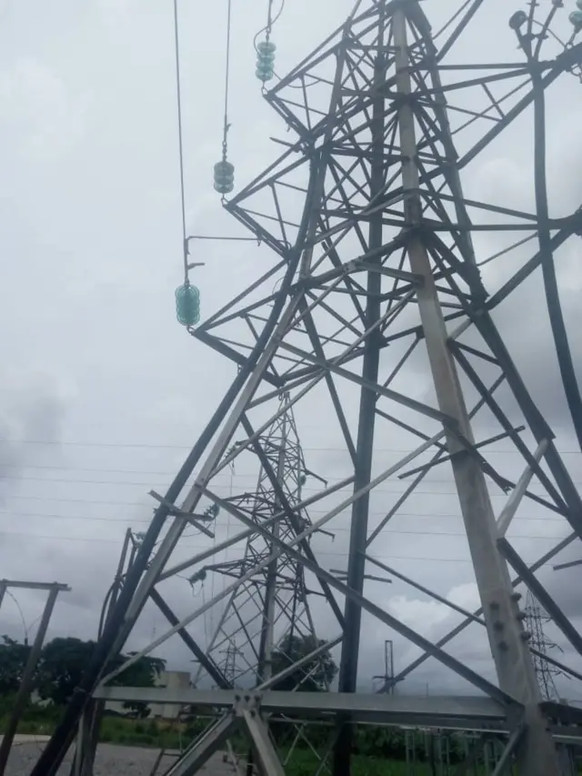 Electricity poles