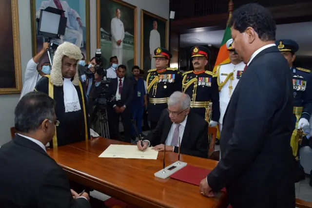 ரணில் விக்ரமசிங்க பதவி பிரமானம்