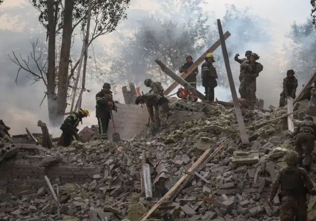 разбор завалов в Краматорске