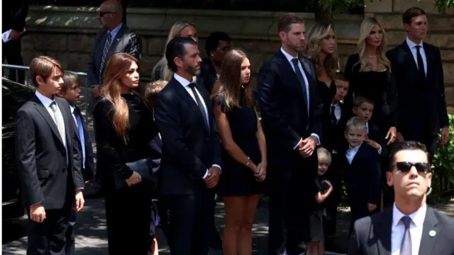 Ivana Trump's burial hold for New York City