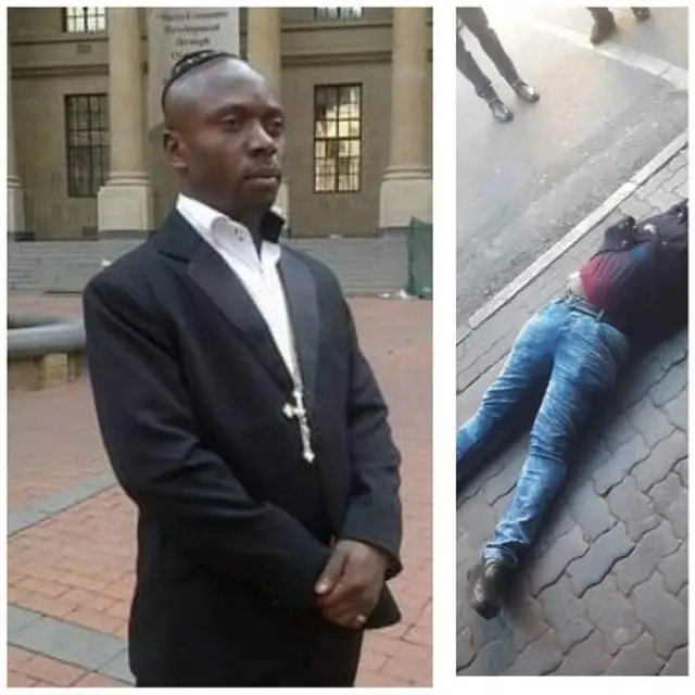 Michael Chima Echefu wey robbers shoot for South Africa